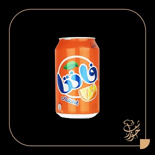 نوشابه قوطی فانتا پرتقالی